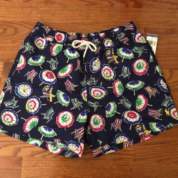 Ralph Lauren Polo Bear Swim Trunks 